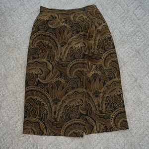 Jones New York Petites 100% Silk Skirt - Size 4P